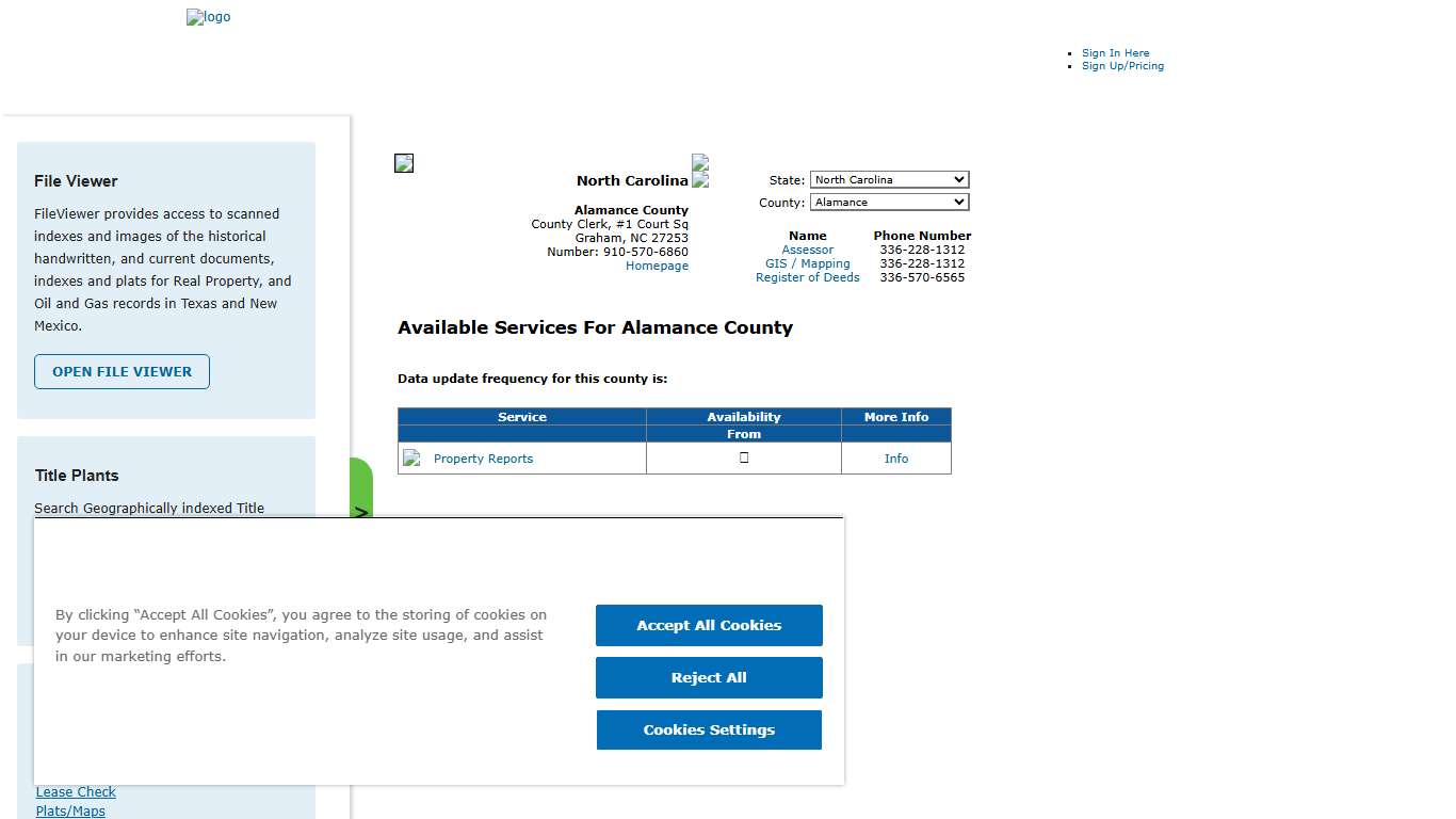 Search Alamance County Public Property Records Online CourthouseDirect.com